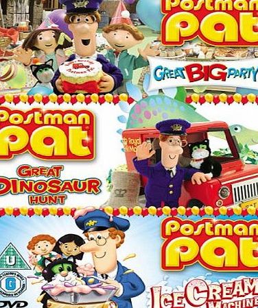 UCA Postman Pat: Great Big Party/Great Dinosaur Hunt/The Ice Cream [DVD]